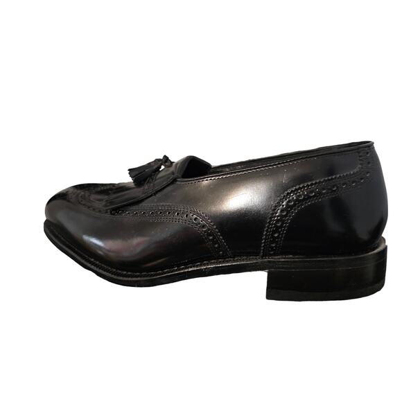 Florsheim Lexington Black Leather Kiltie Loafer Size 9 1/2 - Picture 9 of 9